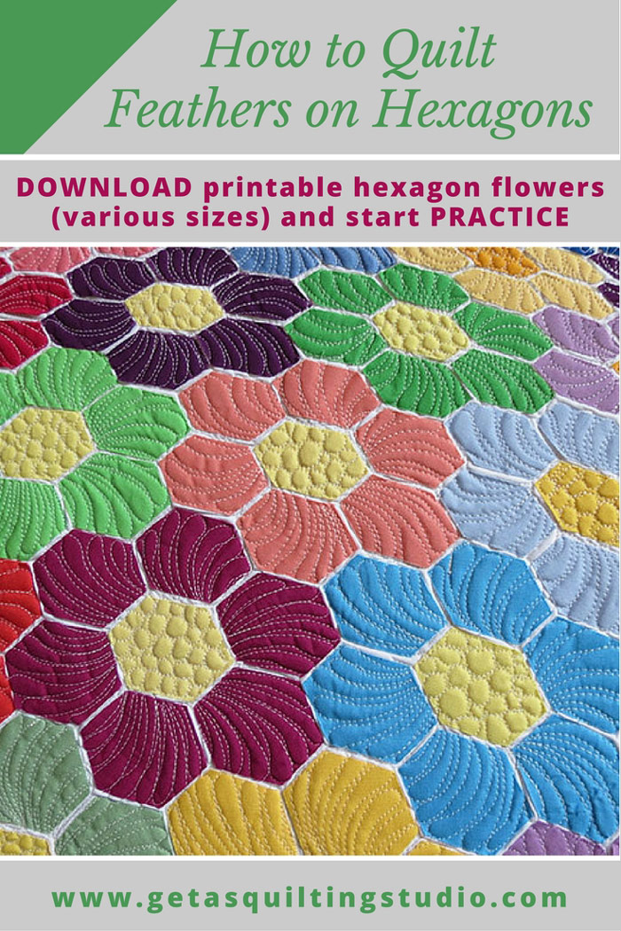 How To Quilt Hexagons Easy Way To Quilt Hexagon Quilts