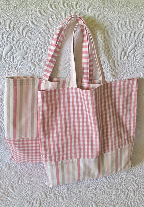 Quick shopping bag pattern-sew reusable shopping bags