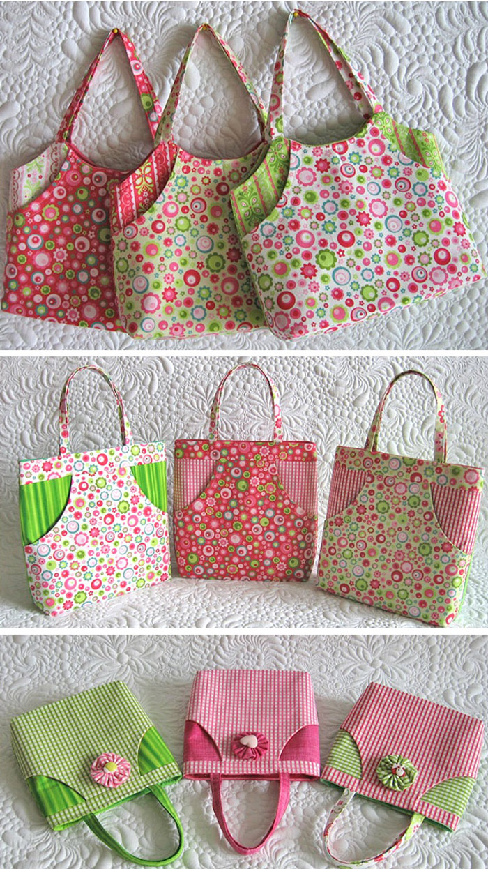 mini fabric bags