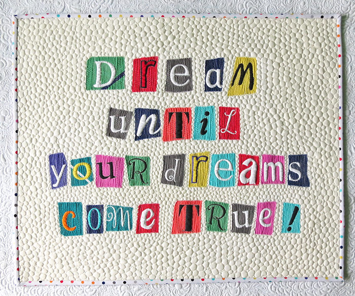 A quilting message for you Geta's Quilting Studio