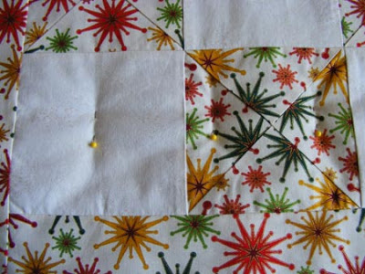 baste a quilt for free motion quilting