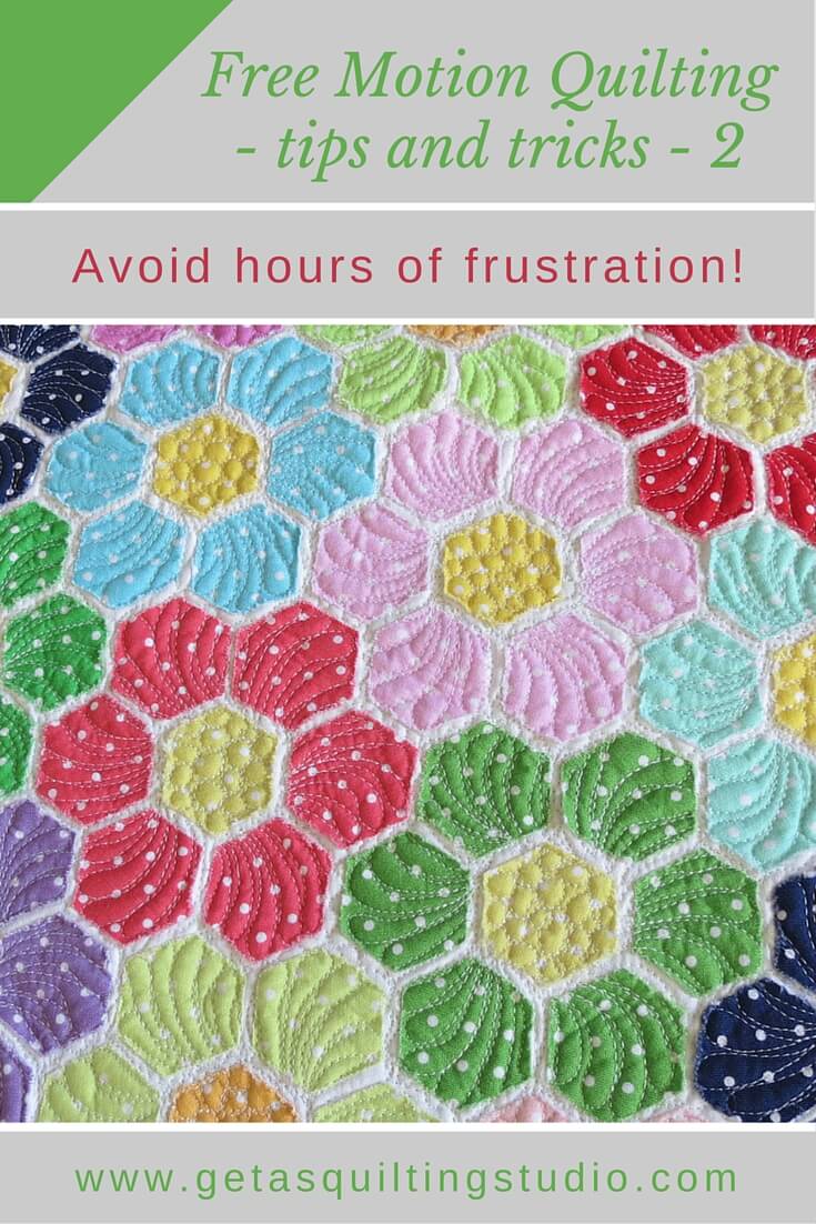 Free motion quilting tips 