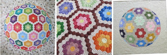 How to quilt hexagons