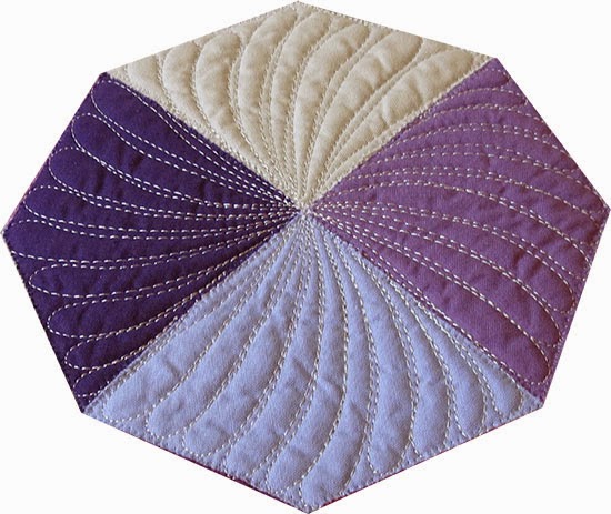 Raw Edge Applique Quilted Pillow