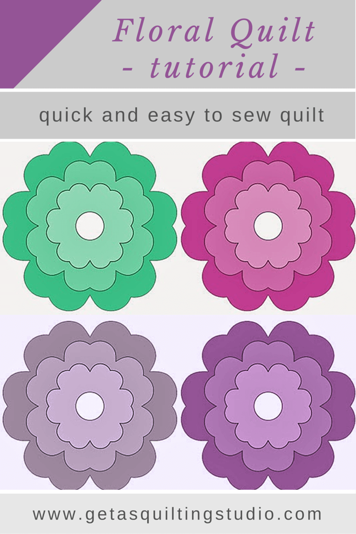 Floral quilt tutorial