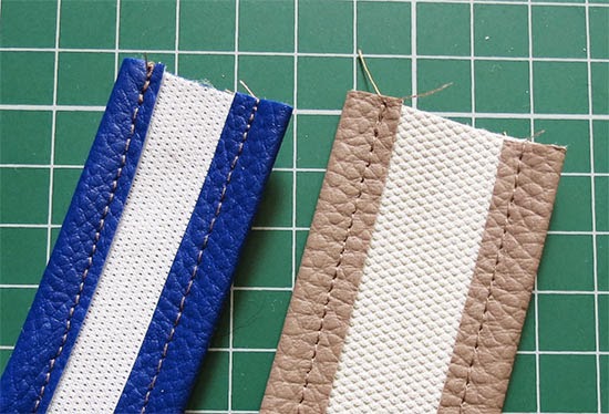 Faux Leather Straps Tutorial