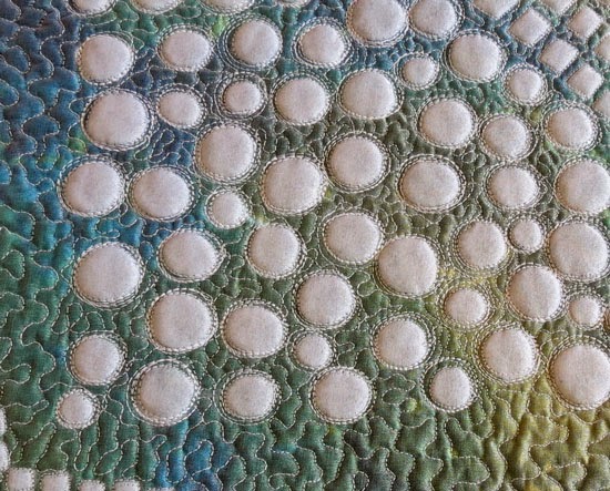 How to quilt pebbles