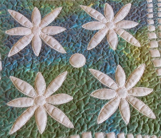 How to quilt pebbles