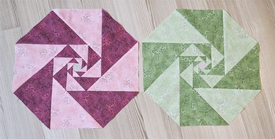 Two Color Patchwork Blocks