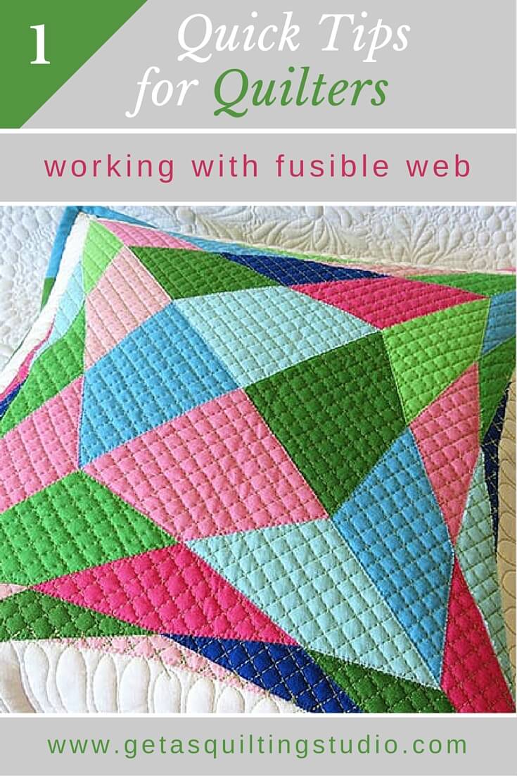 Quilting Tips- working with fusible web
