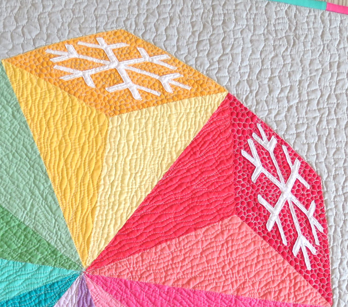 Snowflake quilt pattern