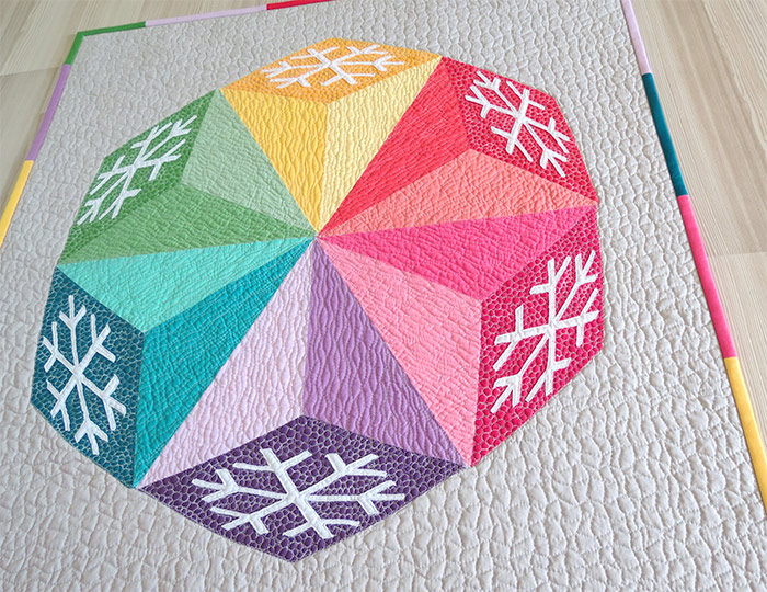 Snowflake quilt pattern