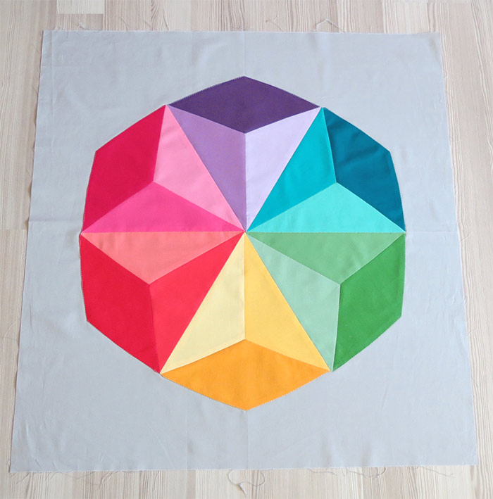 Snowflake quilt pattern