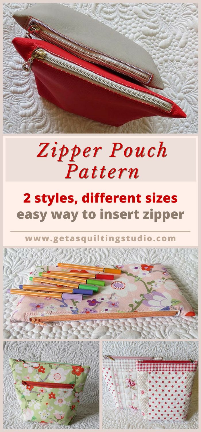 Quick ans Easy Zipper Pouch Patterns