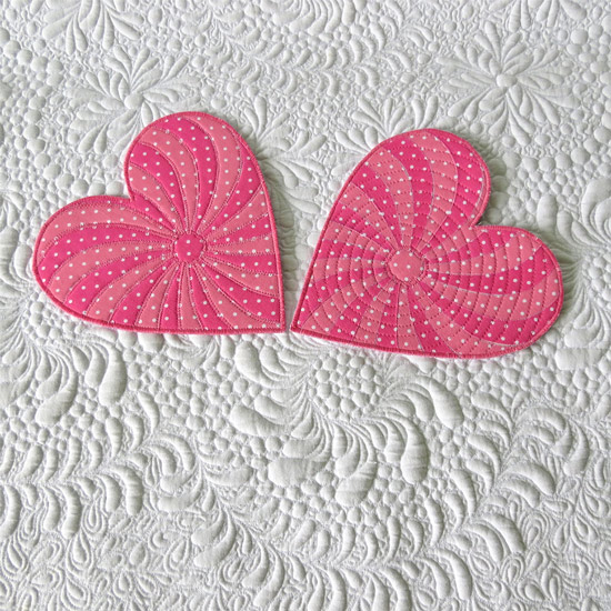 free heart quilt pattern