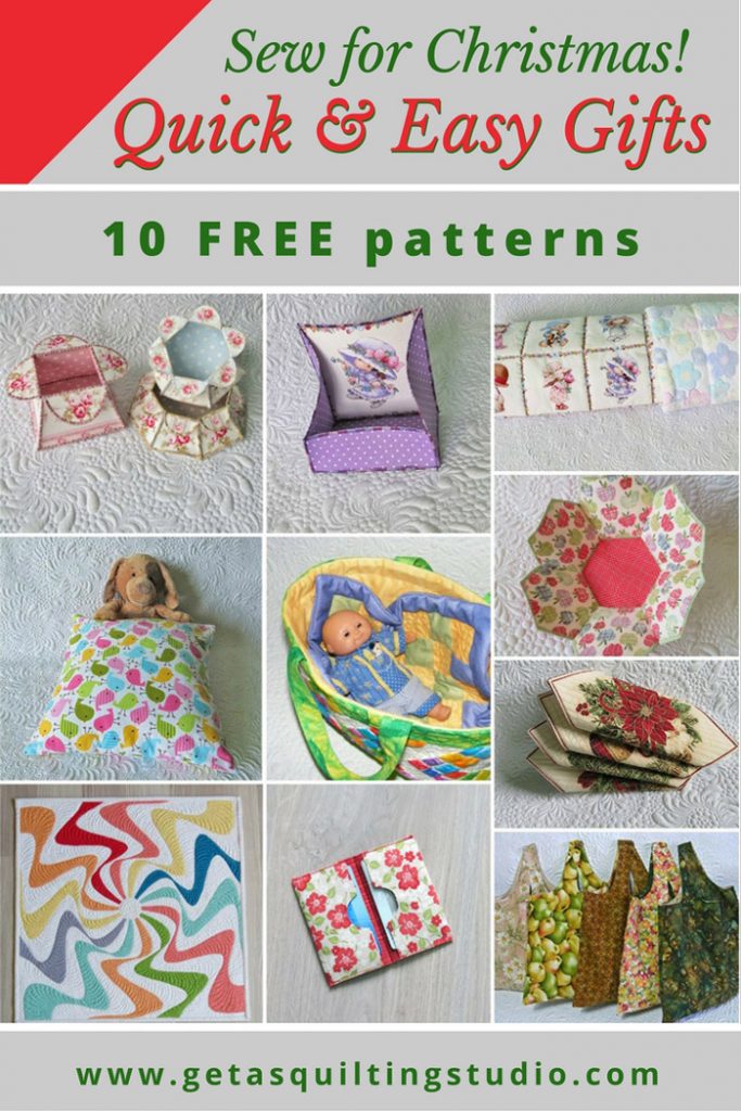 Quick and Easy Gifts to Sew for Christmas Geta's Quilting Studio