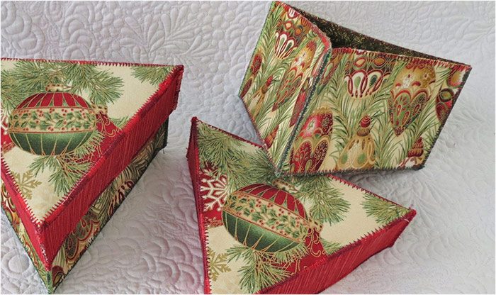 Present gifts to your loved ones in style- sew a unique cake following this easy fabric gift boxes pattern.