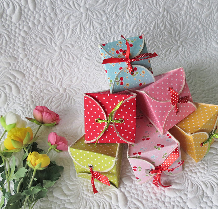 Fabric Treat Boxes