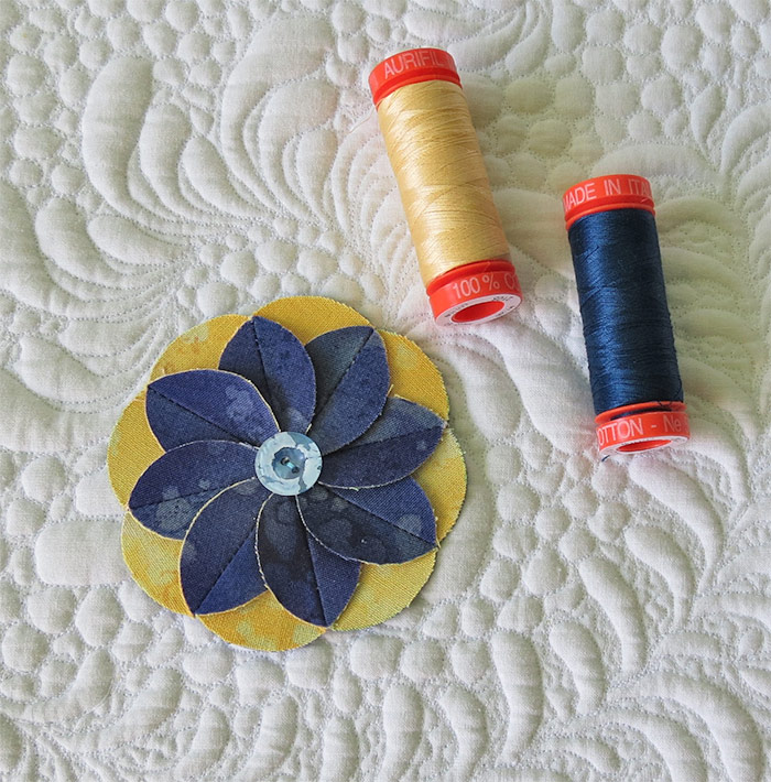 Folded flowers- miniatures