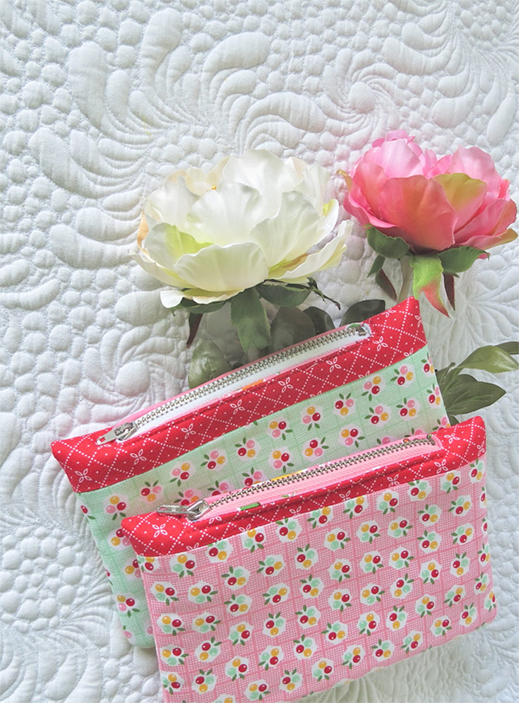 Little bag and pouches- BEST gift to sew for a little girl
