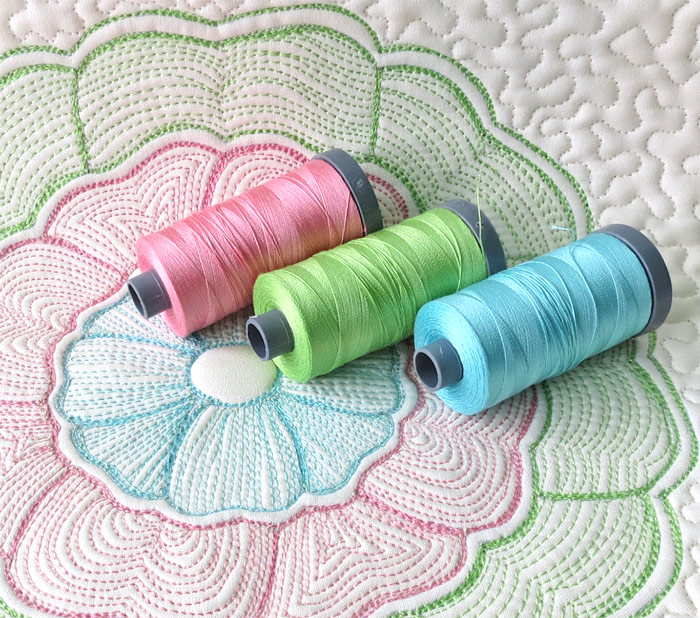 Free motion quilting design