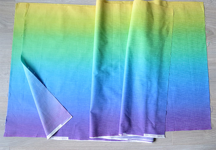 Gradation/ombre fabric for quilting