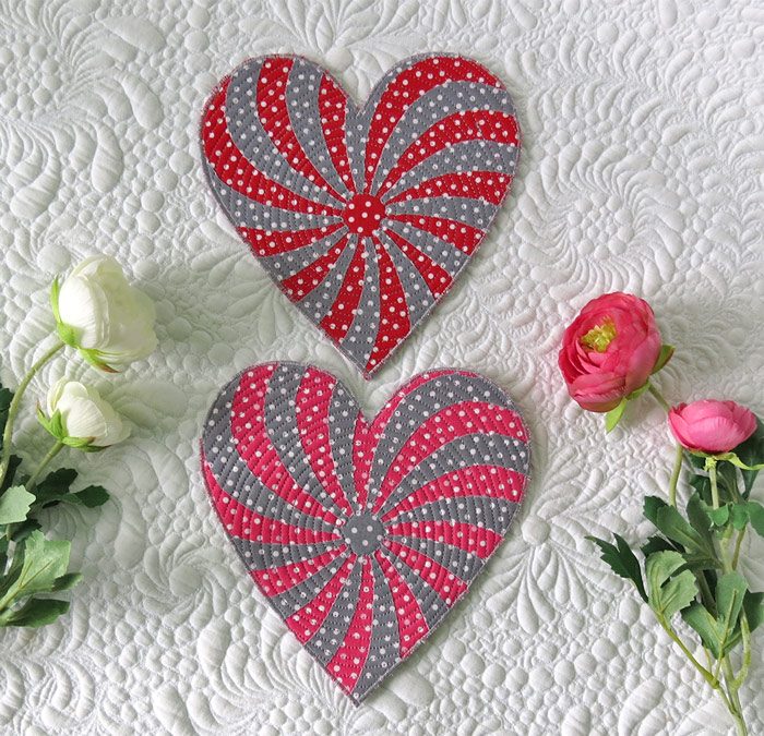 Free Heart Pattern for Coasters