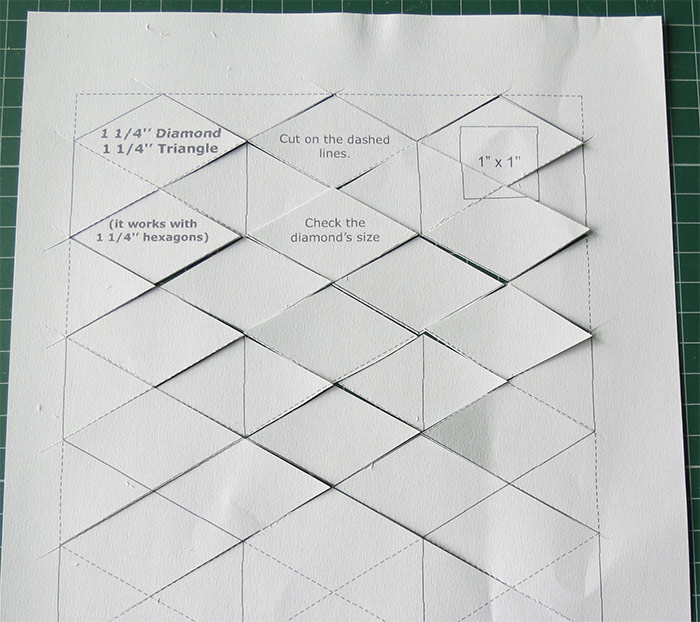EPP Templates Panel 2 FINCH Bird Quilt Pattern PDF downloadable Pattern. English Paper Piecing