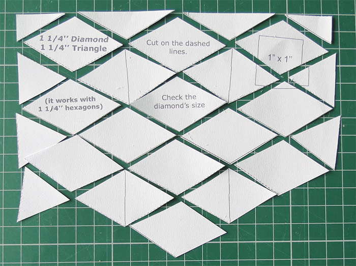 Templates For English Paper Piecing Geta S Quilting Studio