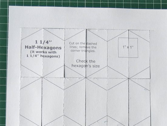 Templates for English paper piecing - Geta's Quilting Studio