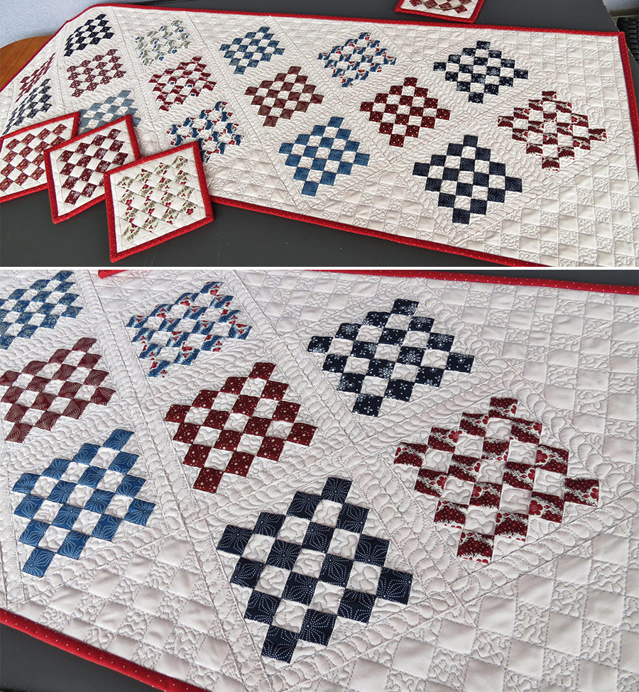 Charm squares friendly quilt pattern - Geta's Quilting Studio