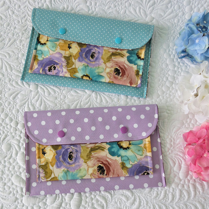 Snap pouch pattern - Geta's Quilting Studio