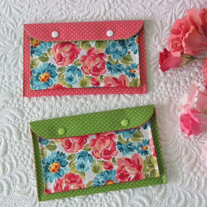 Snap pouch pattern - Geta's Quilting Studio