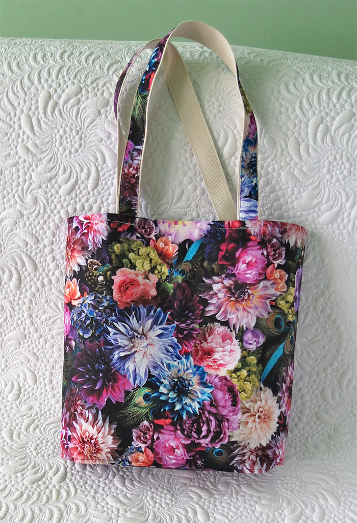 The easiest and quickest pouch and tote bag patterns - Geta's Quilting ...