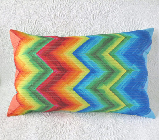 Zig zag quilt pattern - Geta's Quilting Studio