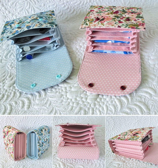 Accordion Cardholder patterns - Geta's Quilting Studio