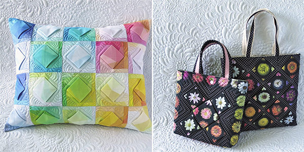 Folded Fabric Quilt Blocks